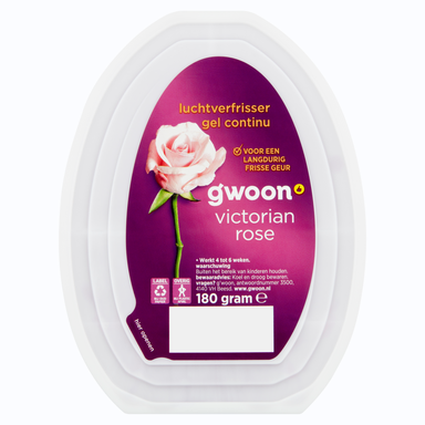 G'woon gel-luchtverfrisser met continue werking, geur: Victorian Rose