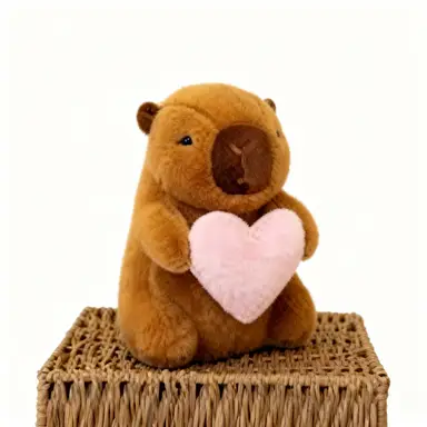 Jouets - Jouets en peluche - 82708 - Cassette en forme de cœur à s’étreindre - 20 cm - 20