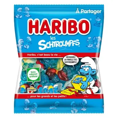 Haribo Bonbons Schtroumpfs - 120 g