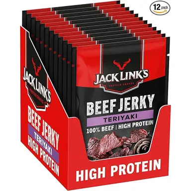 Jack Link's Beef Jerky Teriyaki Flavour 12 x 25g