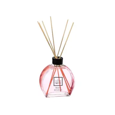 Atmosphera Glazen Geurverspreider Rode Vruchten - 50 ml, Transparant