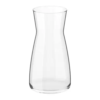 INPROB Glazen vaas 20 cm (8 inch) – 1 stuk – transparant glas – vaas voor bloemen en tulpen – decoratieve glazen vaas – voor tafeldecoratie, woonkamer, slaapkamer, bruiloft