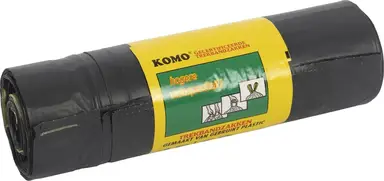 KOMO vuilniszakken met trekkoord - 60 liter - 15 stuks