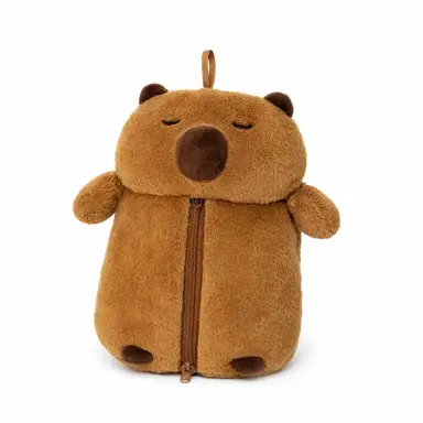 Trousse en peluche en forme de capybara - 20 cm