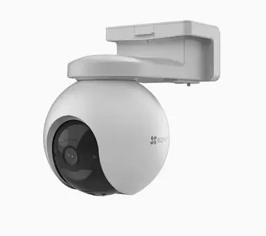 EZVIZ EB8 4G Caméra extérieure Pan/Tilt 2K, batterie rechargeable, audio bidirectionnel
