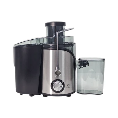 WOOX Extracteur de Jus 600 W avec centrifugeuse à large ouverture 7 cm en acier inoxydable et sans BPA - Noir
