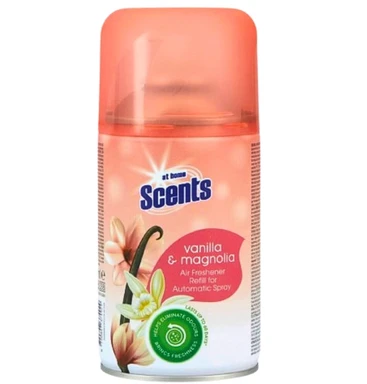 At Home Scents Automatische Spray Navulling - Vanille & Magnolia 250 ml