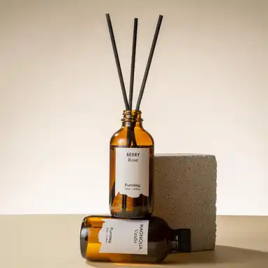 Zooly Slanke Fles Geurverspreider (Nieuw Model) - Summer Ginger Flower (5-Sterrenhotelgeur), 120 ML, 1 Set