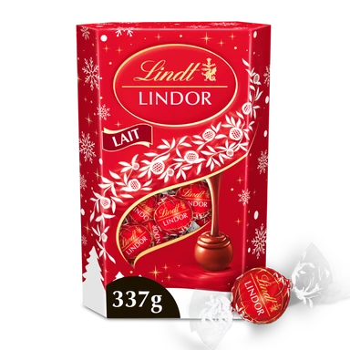 Lindt Lindor Billes de chocolat au lait - 337 g