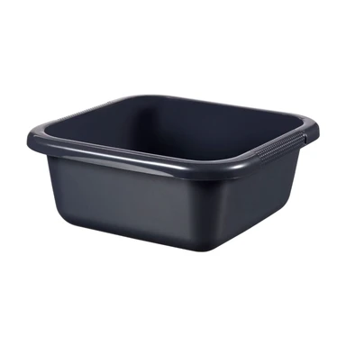 Curver afwasemmer - Vierkant - 6 liter - Antraciet - Premium opbergoplossing, duurzaam kunststof, moderne huisorganisatie