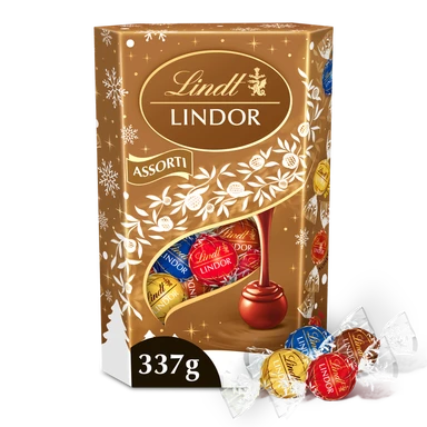 Lindt Lindor Cornet de chocolats assortis - 337 g