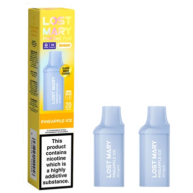 Lost Mary Bm600 Prefilled Podx2 Pineapple Ice