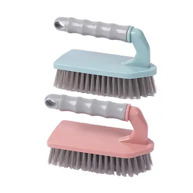 JORDAN&JUDY Schoonmaakborstel, 2-pack, PP+PET, lang handvat, effectief en zacht voor pannen, 15 x 6,5 x 10,5 cm