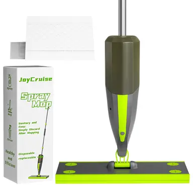 Joycruise, Spraymop met droge pads, grijs en groen