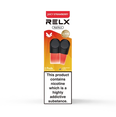 RELX Juicy Strawberry Pre-filled 2 Pods Pack
