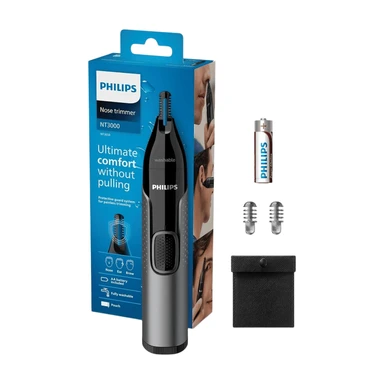 Philips NT3650/16 - Neus-, oor- en wenkbrauwtrimmer - Draadloos Waterdicht Compact