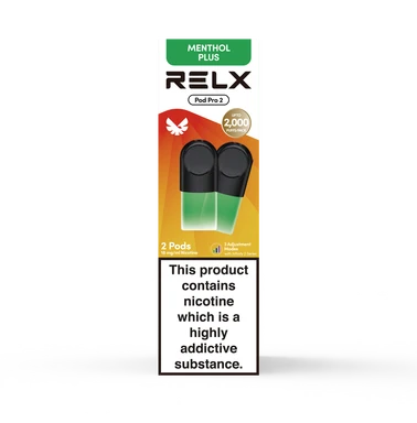 RELX Menthol Plus Pre-filled 2 Pods Pack
