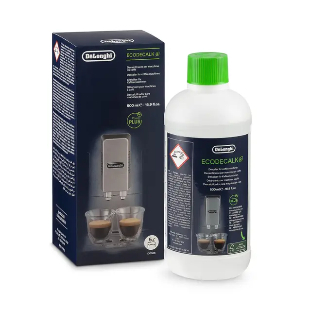De'Longhi Eco Decalk, Universele Ontkalker 500ml, DLSC500, Transparant