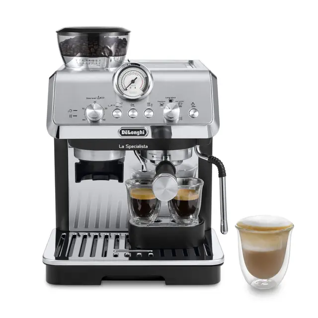 De'Longhi La Specialista Arte, Handmatige Espressomachine, EC9155.MB, Zwart/Zilver