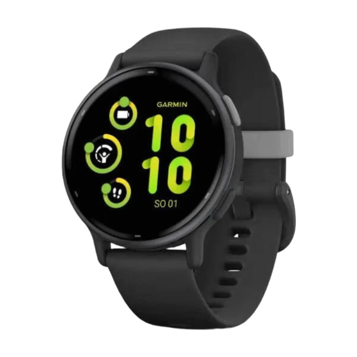 GARMIN vívoactive 5 Montre connectée en silicone - Ardoise/Noir image 0
