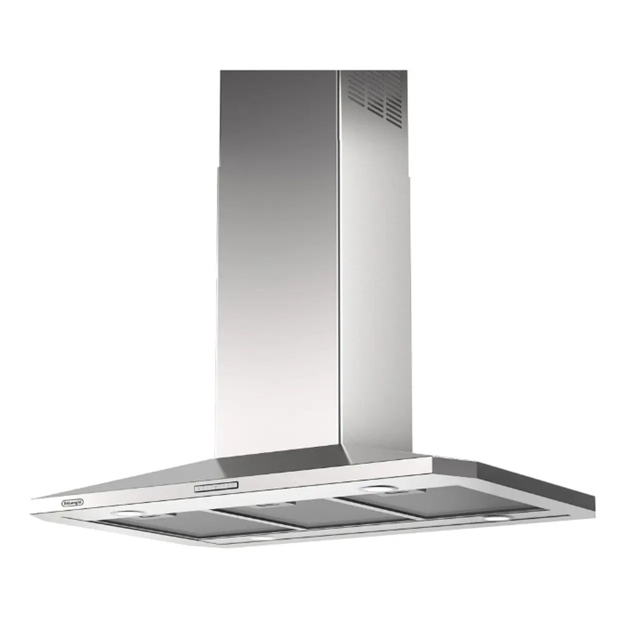 DeLonghi KA190 SS 60cm Chimney Cooker Hood, Ducted OR Recirculation image 0