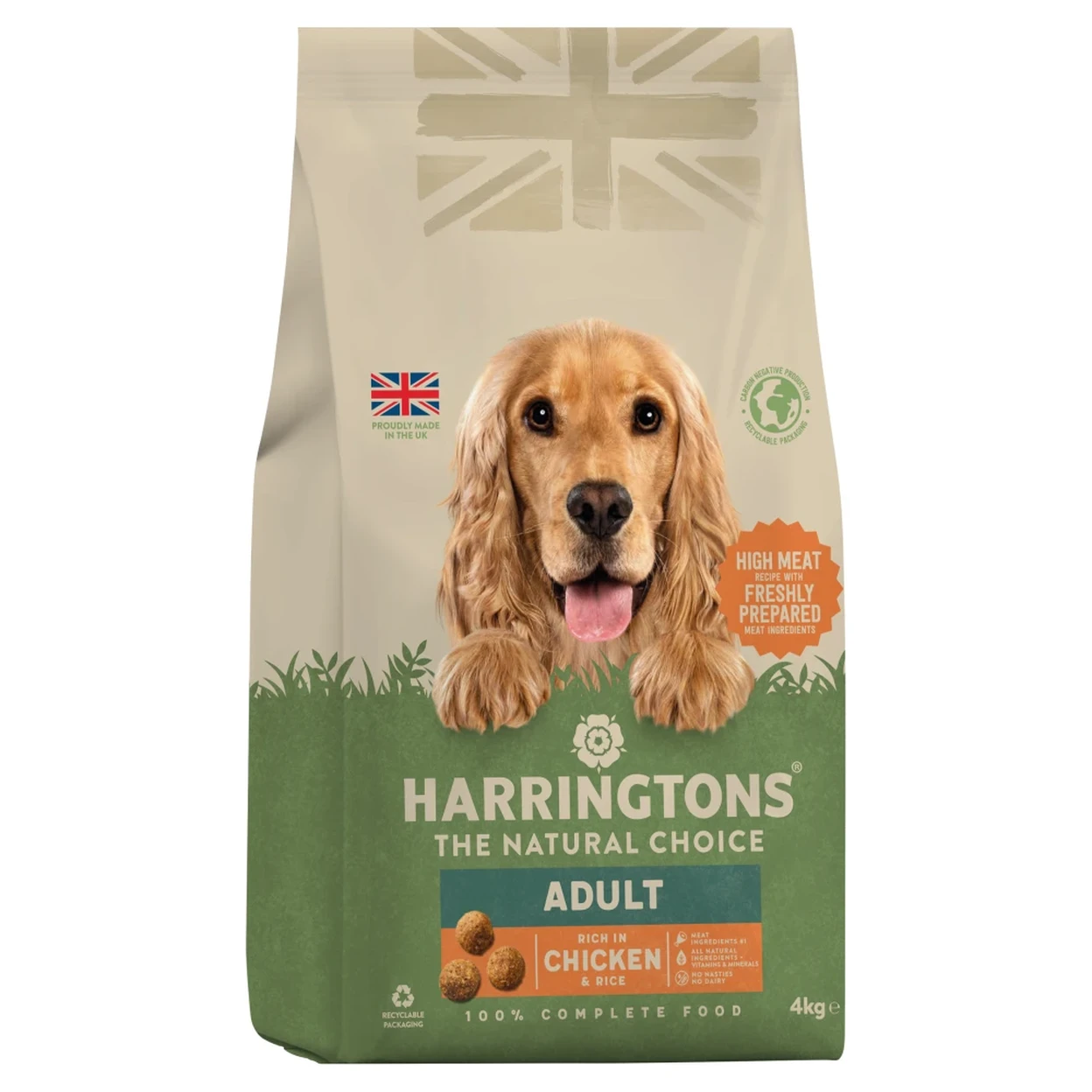 Harringtons Adult Rich in Chicken & Rice 4kg image 0