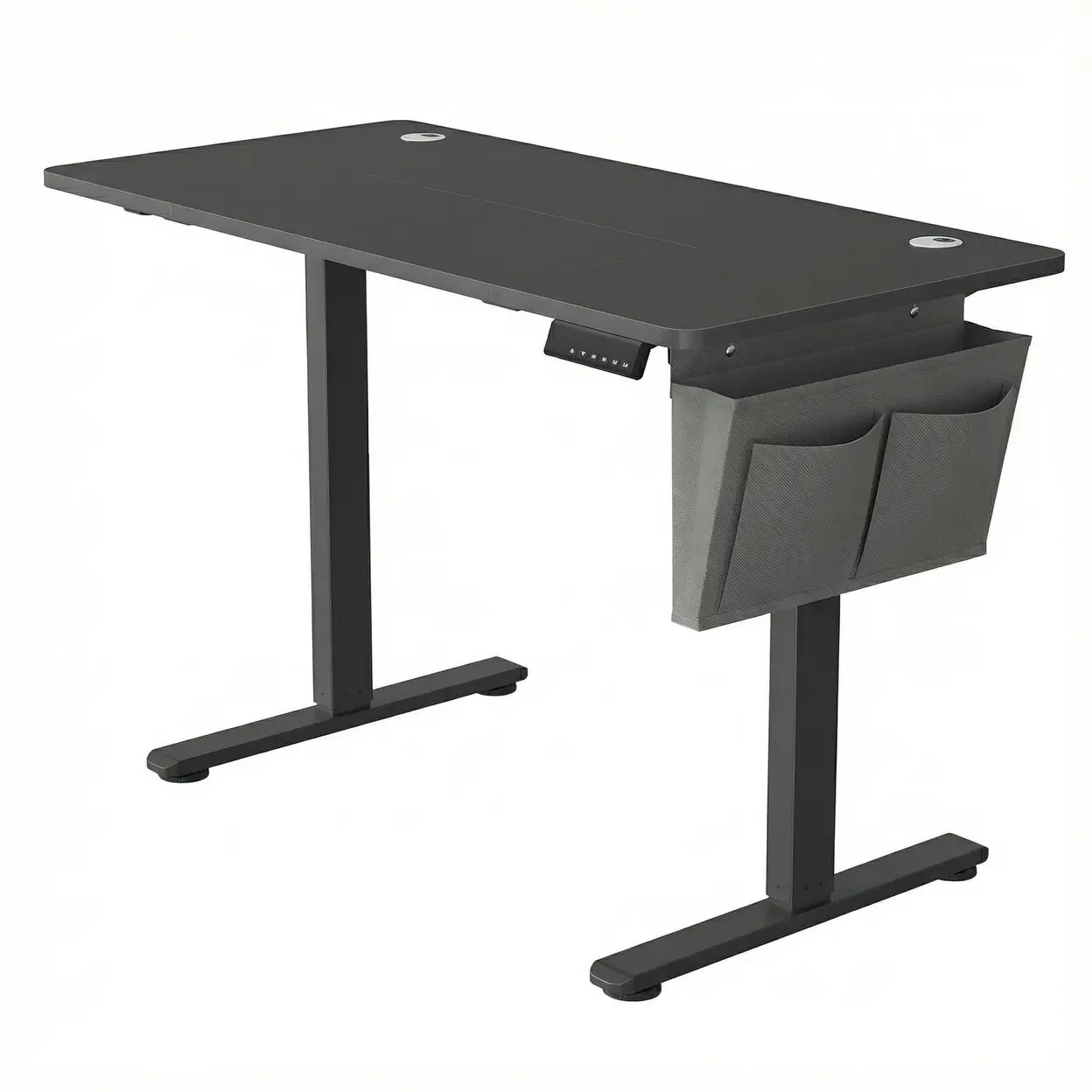 Ochama x SONGMICS Bureau Électrique Réglable en Hauteur, 120,1x 60,1 cm, 4 Hauteurs Mémoire, pour Bureau à Domicile, Noir image 0