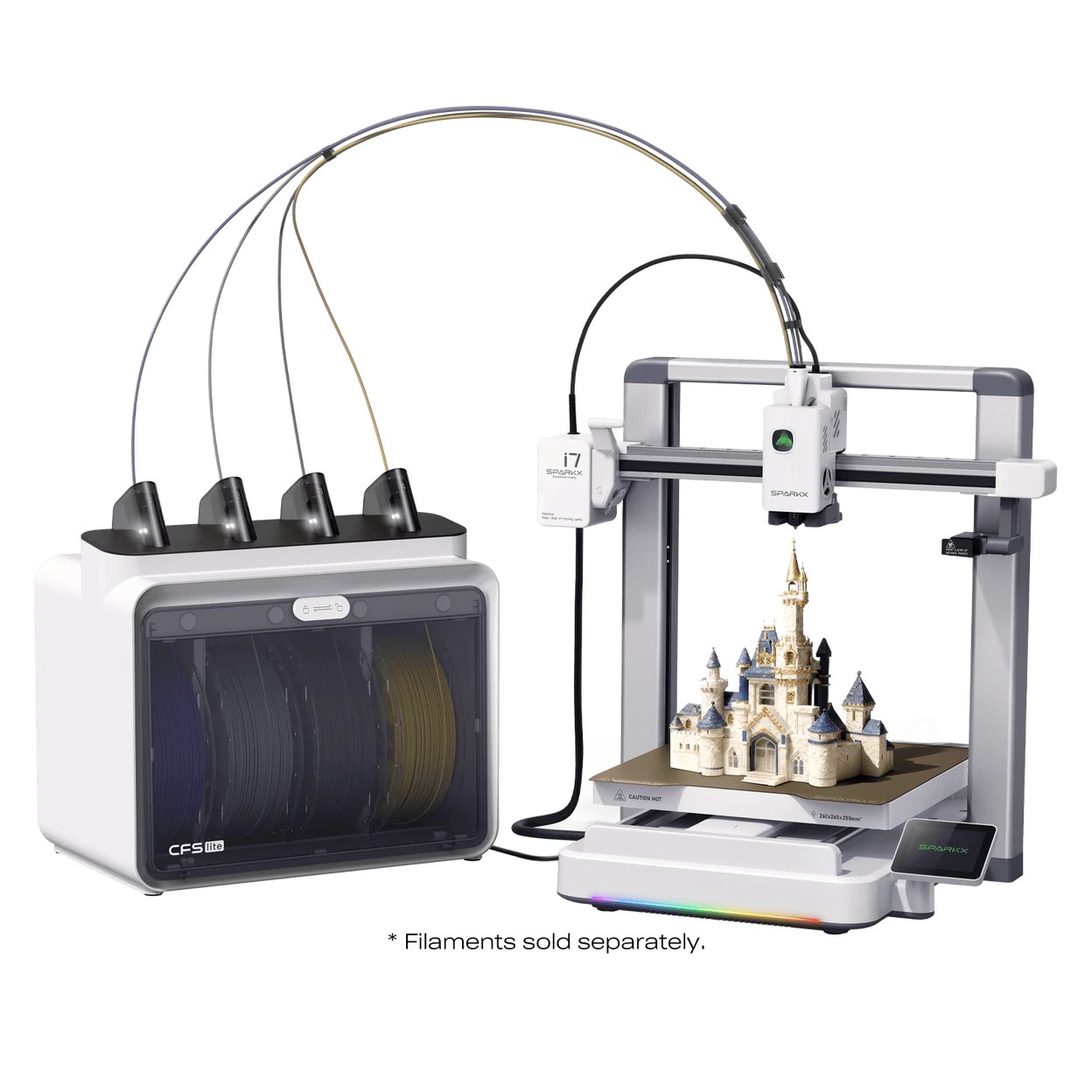 Creality Sparkx i7 Color Combo 3D-Drucker, unterstützt 4-Farben-Druck, 260 × 260 × 255 mm image 0