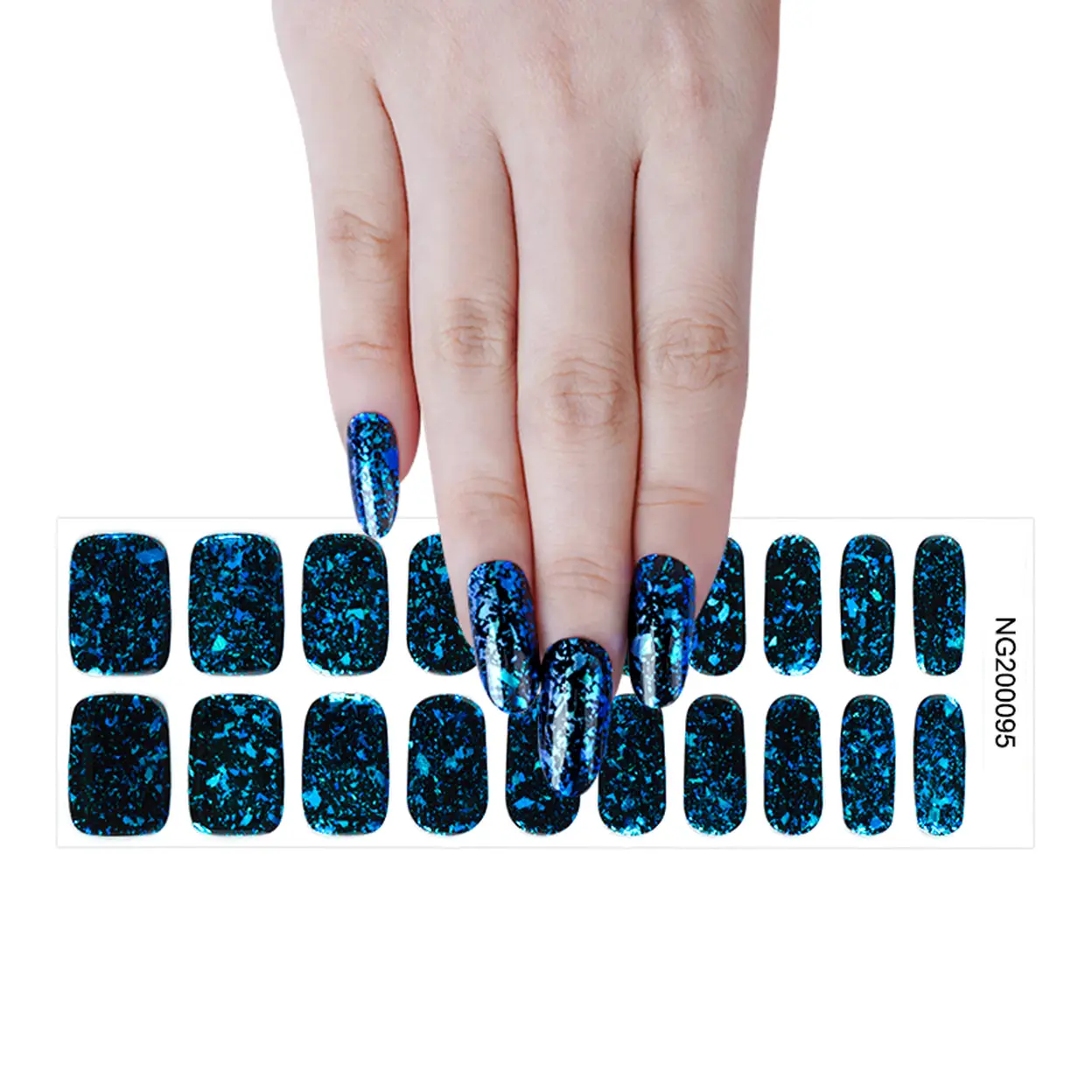 MeoMagic 14-45 Autocollants gels pour ongles - 20 pièces image 0