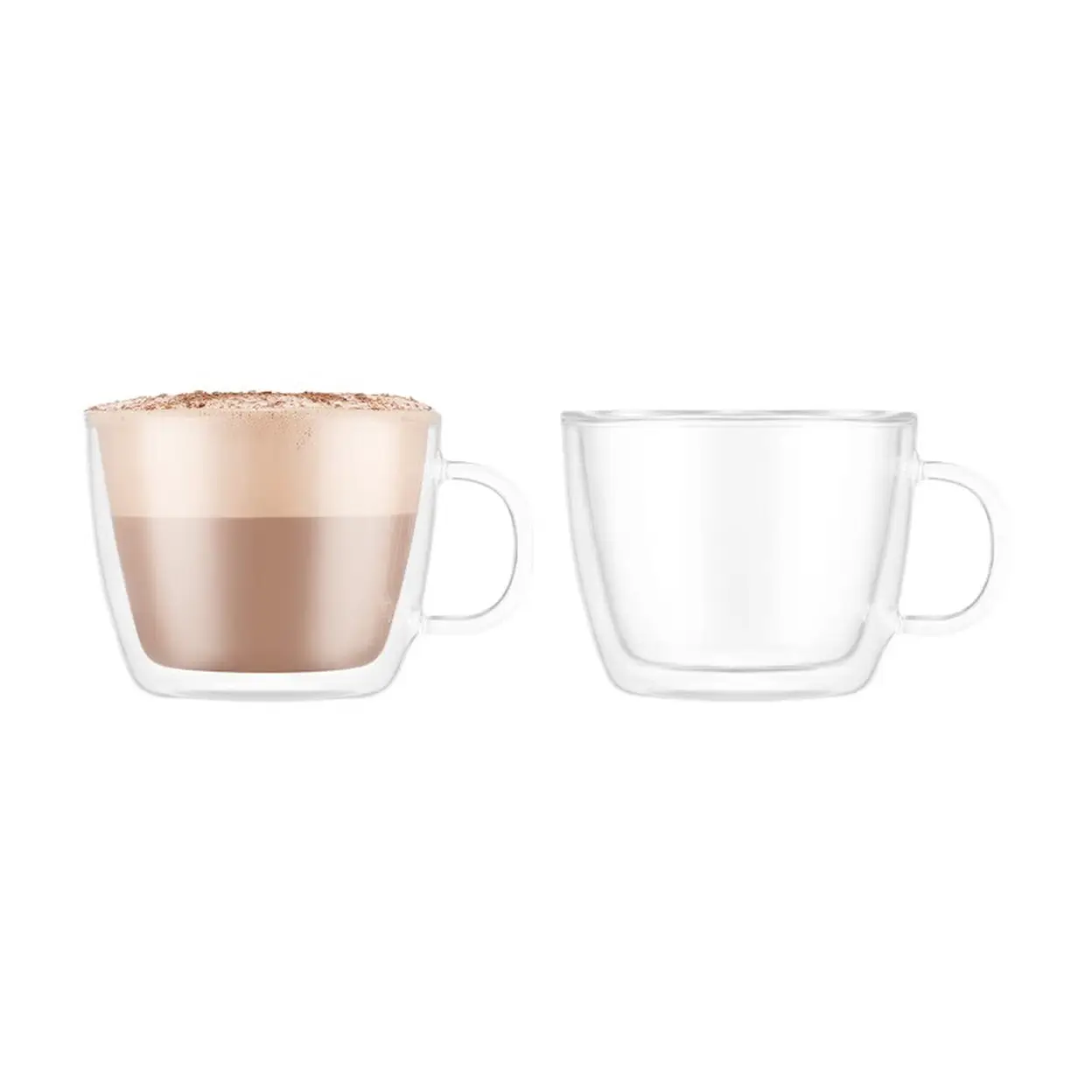 Bodum BISTRO - Lot de 2 tasses à café latte à double paroi - 450 ml image 0
