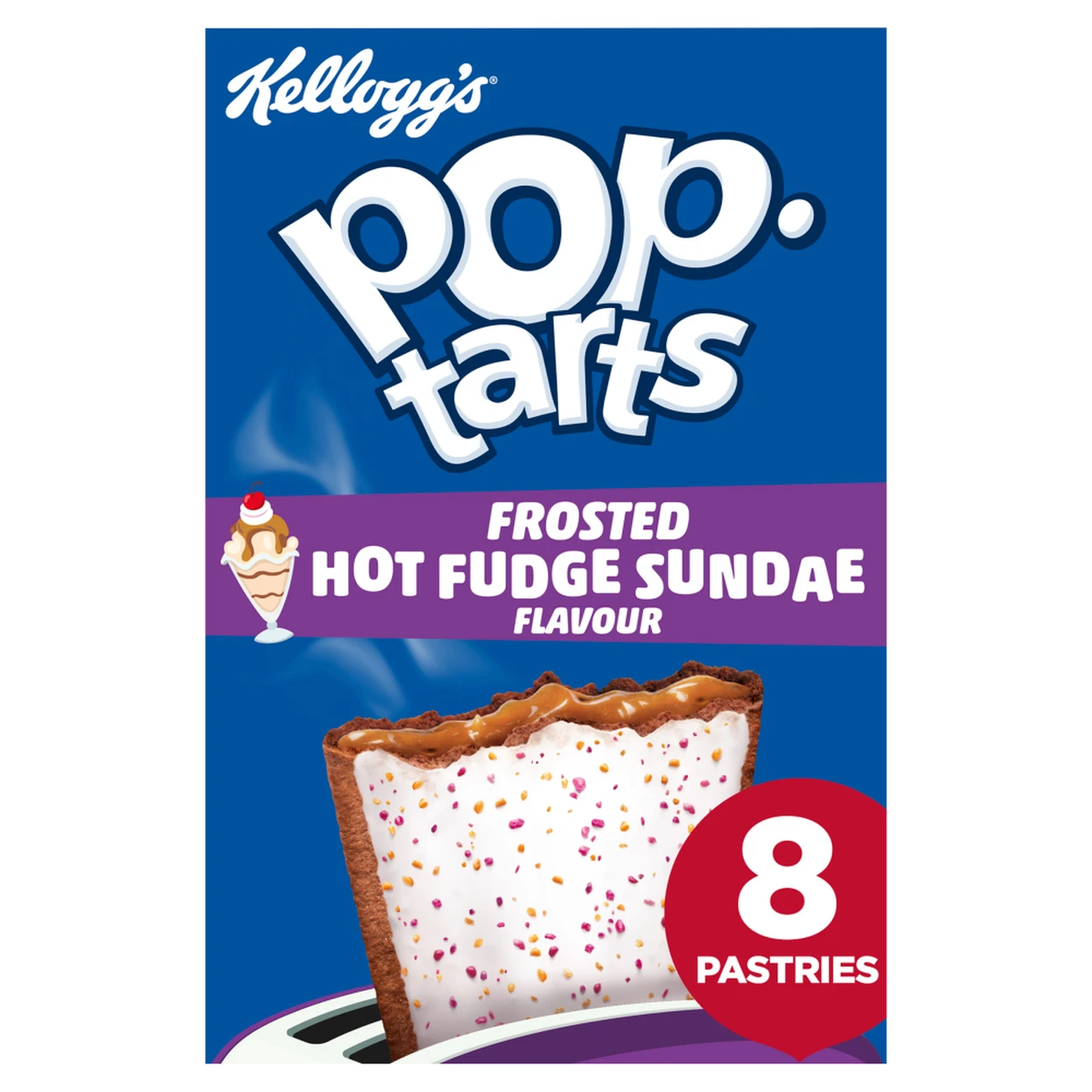 Kellogg's Pop Tarts Hot Fudge Sundae 8 x 48g image 0