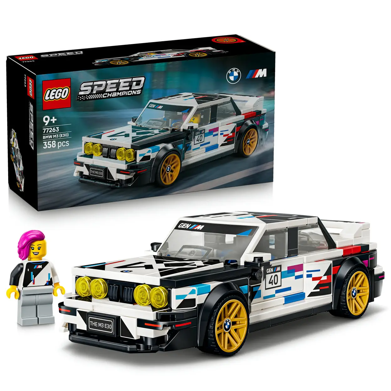 LEGO Speed Champions 77263 BMW M3 (E30) image 0