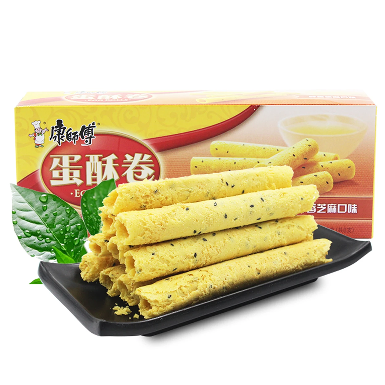 Master Kong gaufrettes roulées saveur sésame 108 g image 0