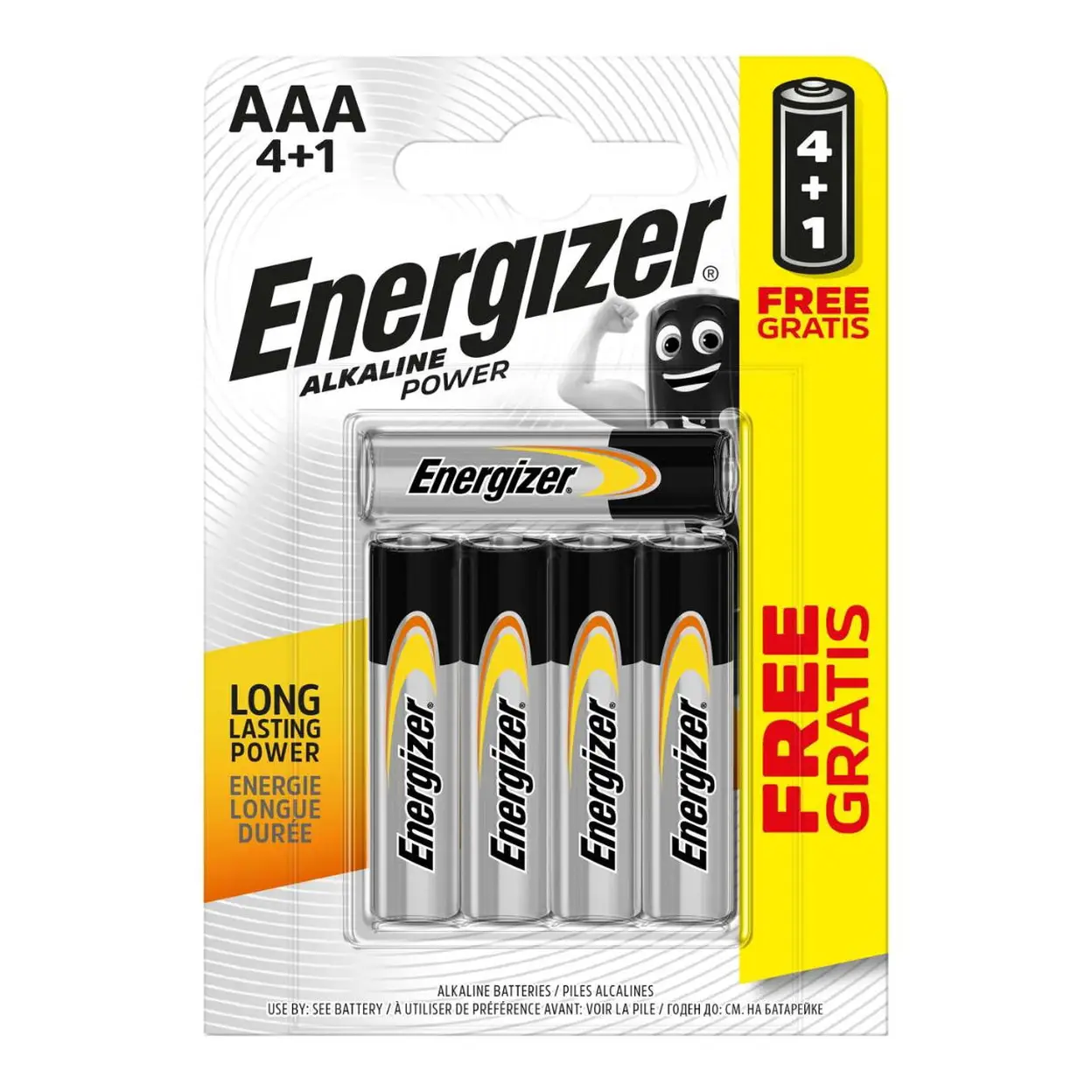 Energizer AAA Alkaline Power - Pack of 4+1 image 0