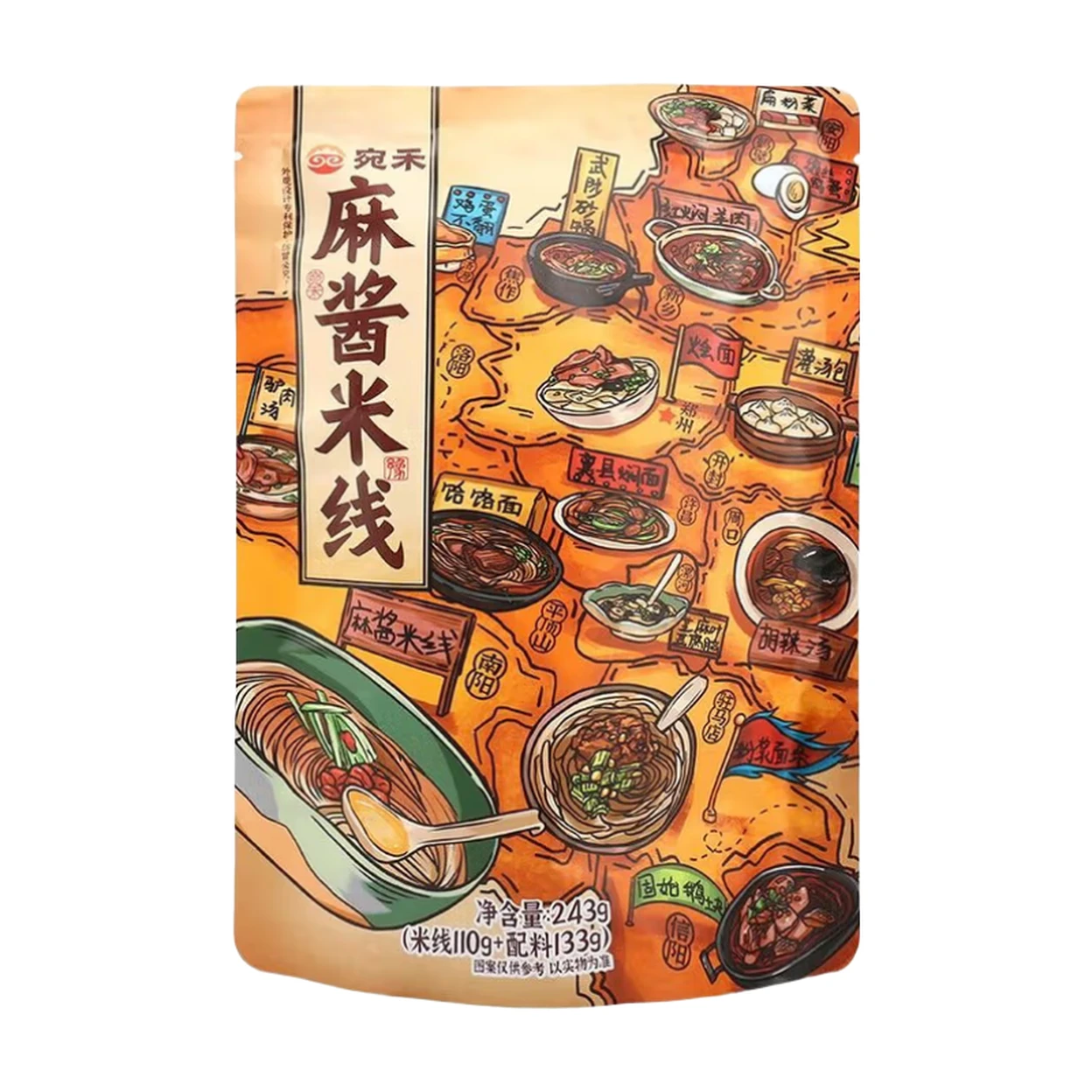 WanHe Sesame Paste Noodle 243g image 0