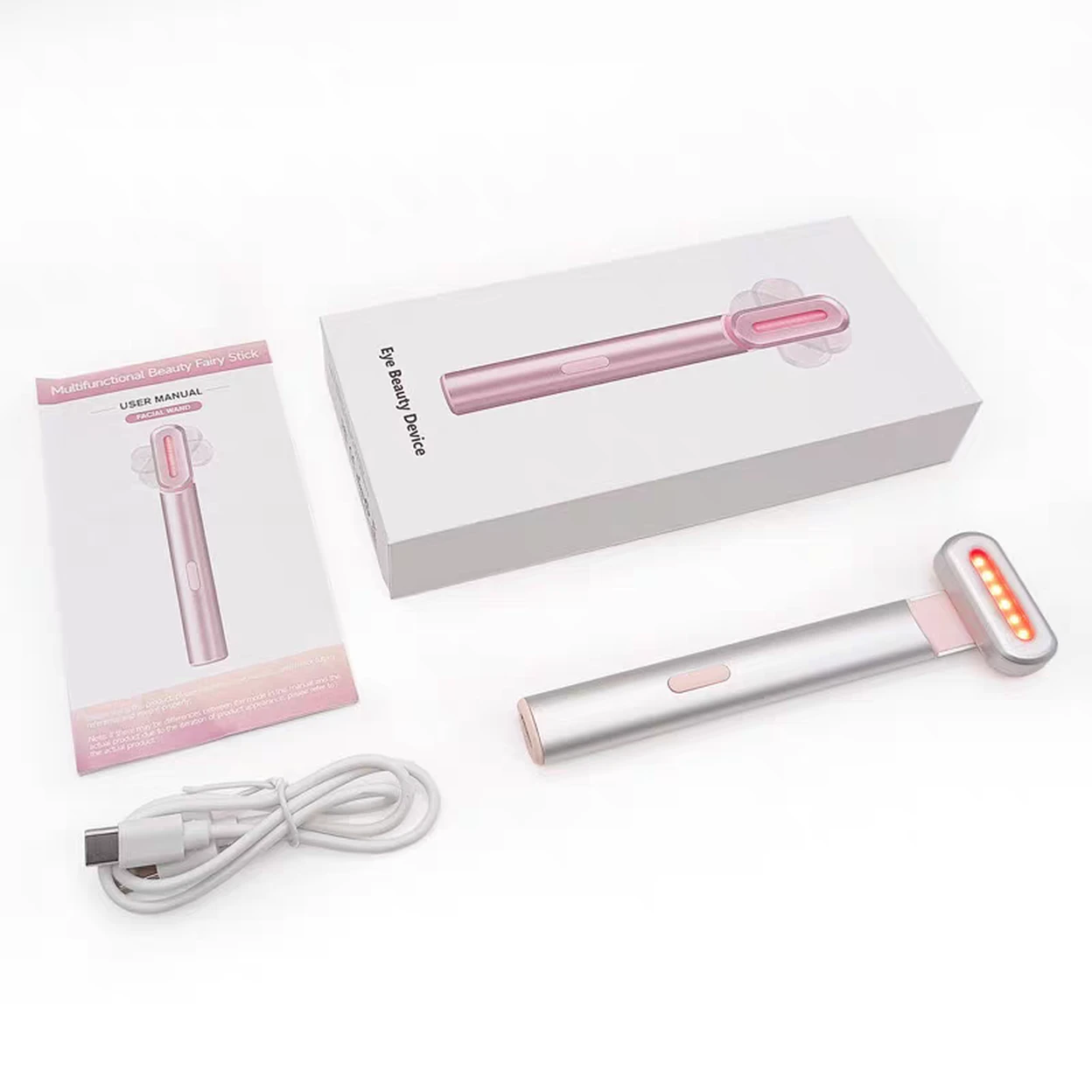 Qiweiny rotierende Augenmassagestange Anti-Aging-Augenpflegegerät image 0