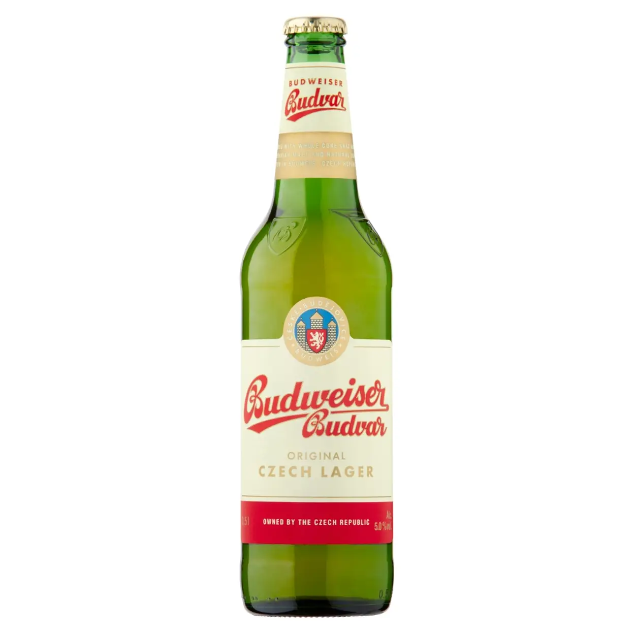 Budweiser Budvar 500ml Nrb 5% image 0