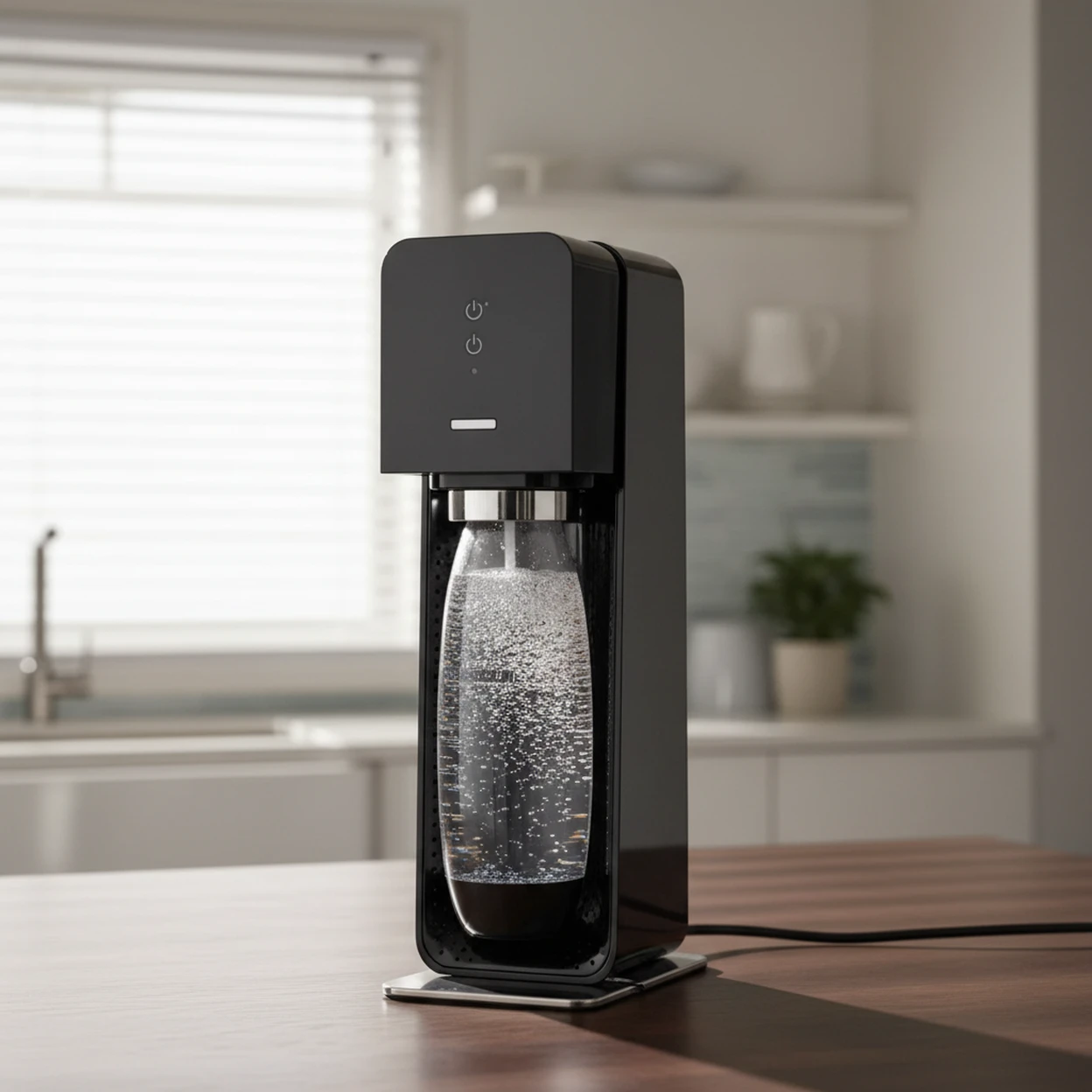 SodaStream E-Titan - Machine à eau pétillante titane automatique - 60 L image 0