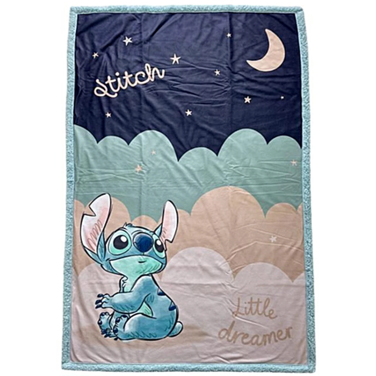 Plaid Sherpa 100x150 cm Stitch Rêveur image 0