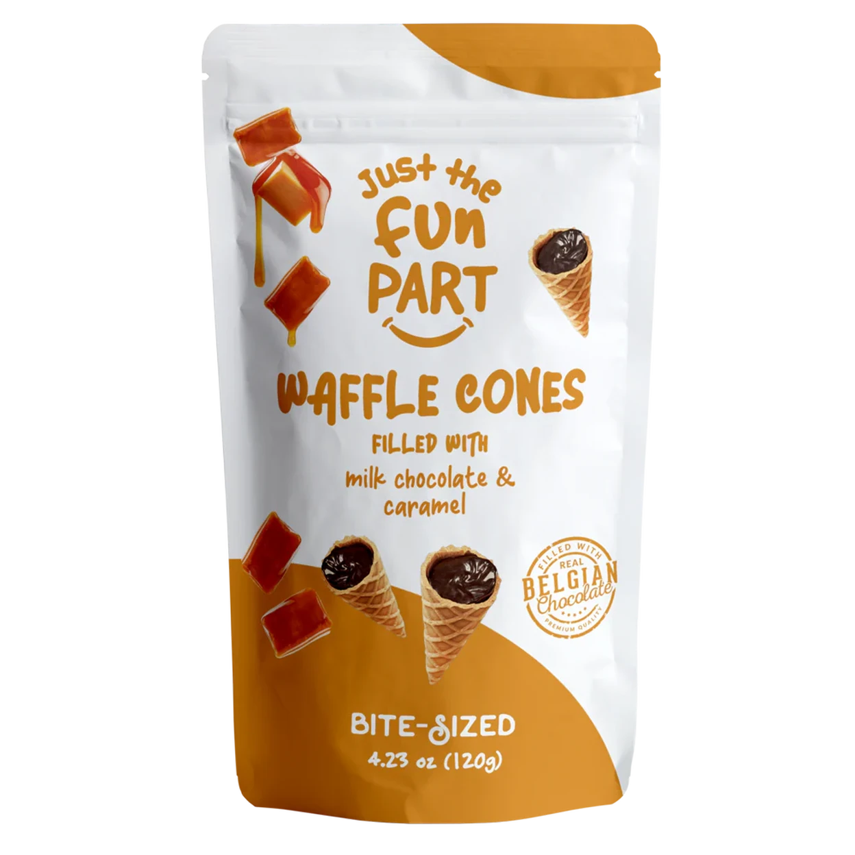 JUST THE FUN PART Caramel & Milk Chocolate 120g image 0