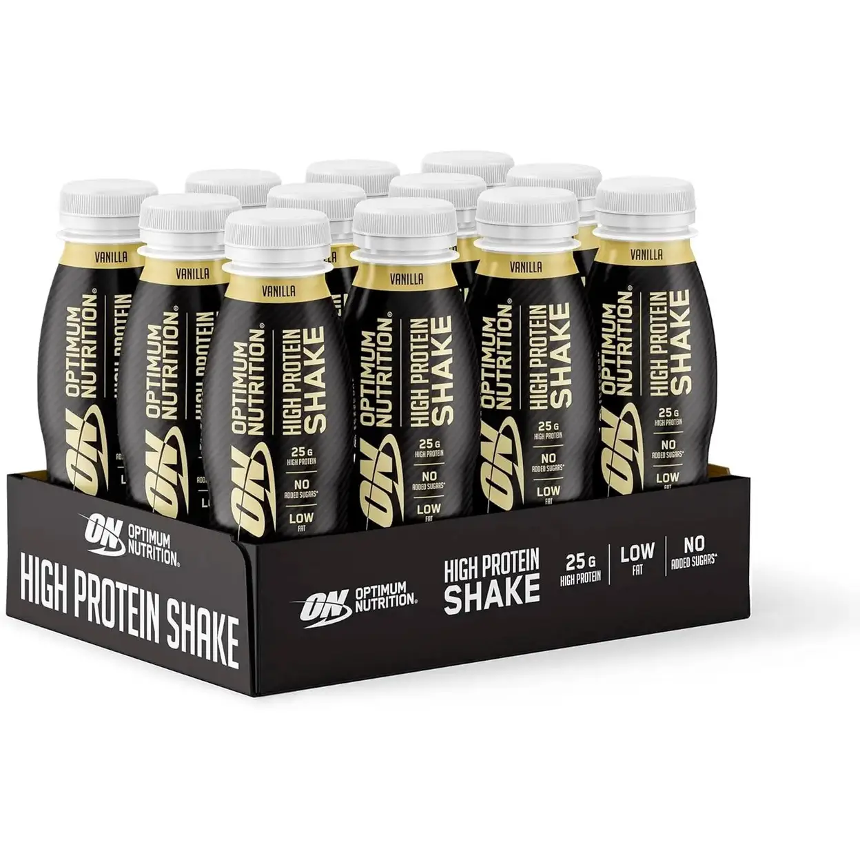 Optimum Nutrition High Protein Nutrition Shake Vanilla Flavour - 12 x 330ml image 0