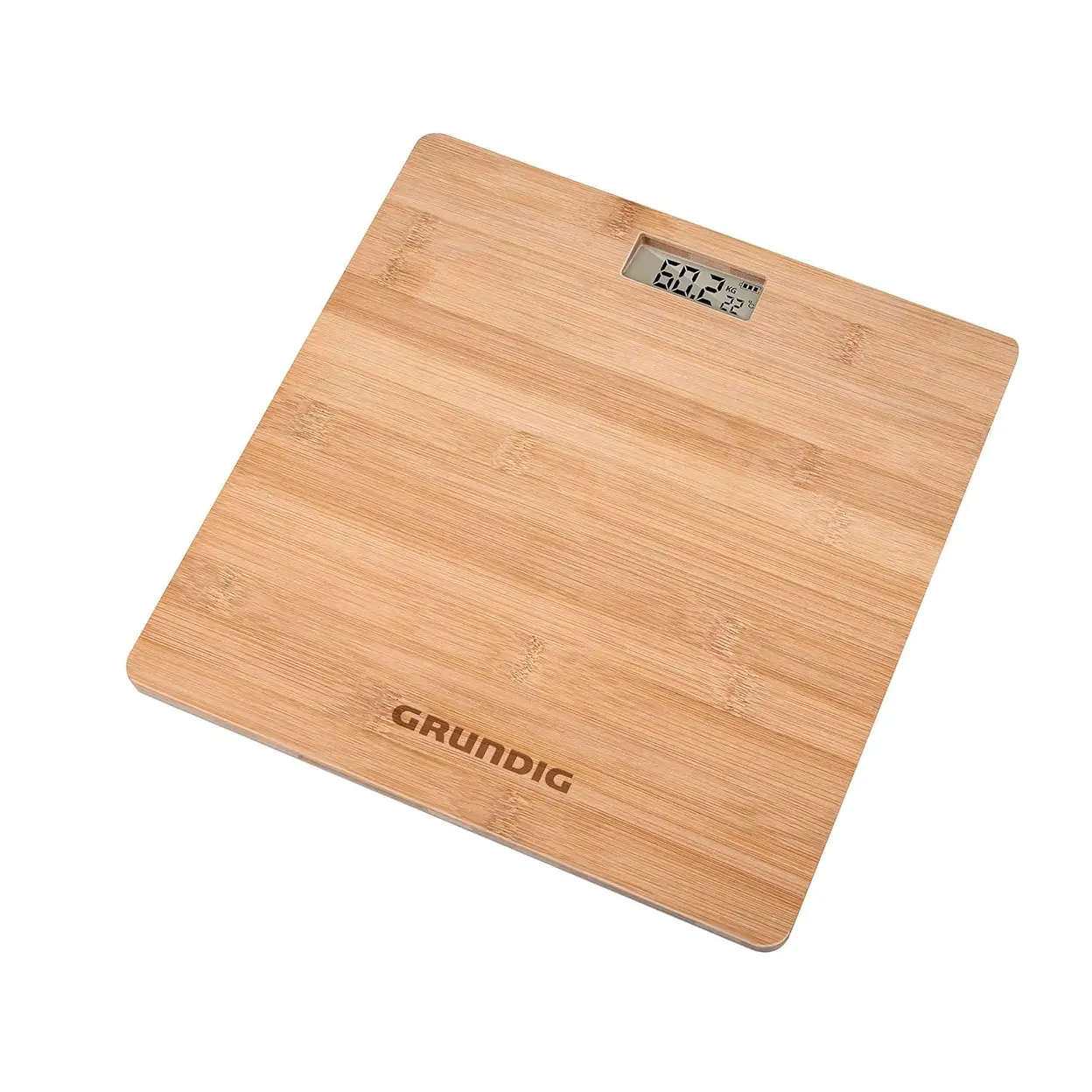 Grundig Pèse-Personne Bambou Naturel écran LCD 180 kg max image 0