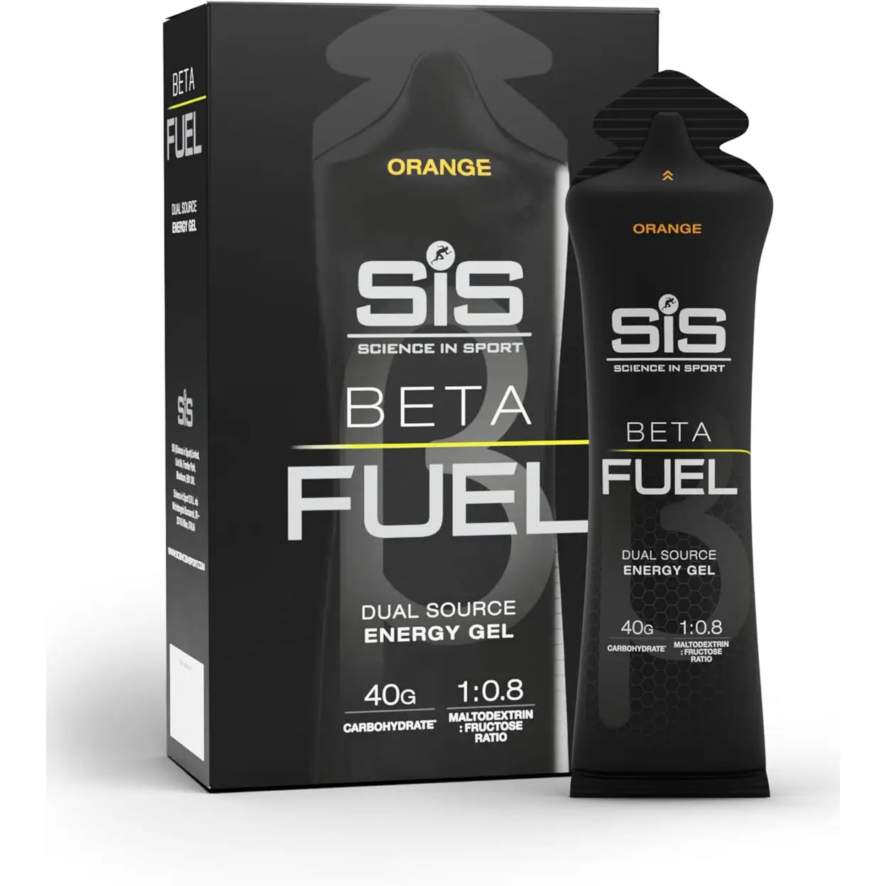 Science in Sport Beta Fuel Daily Wellness Support Gel Orange Flavour - 6 x 60ml image 0
