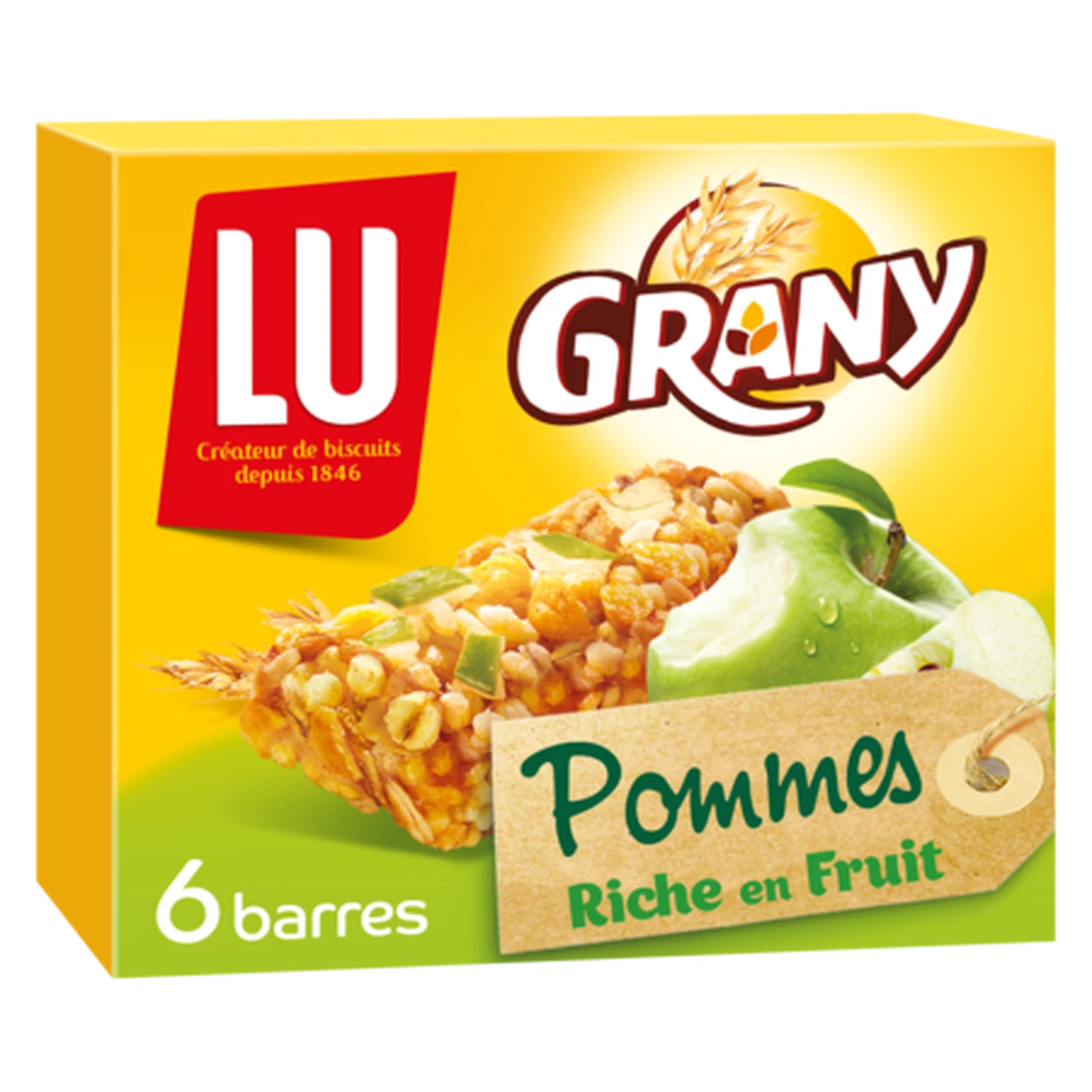 LU Grany Barres de céréales aux pommes - 208 g image 0