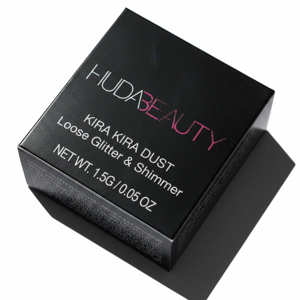 Huda Beauty Kira Kira Dust loser Glitzer-Lidschatten 1,5 g – hochglänzendes Schimmerpigment & Diamant-Schimmer für Augen, Gesicht & Festival-Make-up image 0