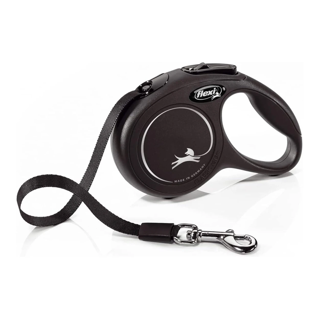 Flexi Classic XS laisse enrouleur à sangle 3 m, noir image 0