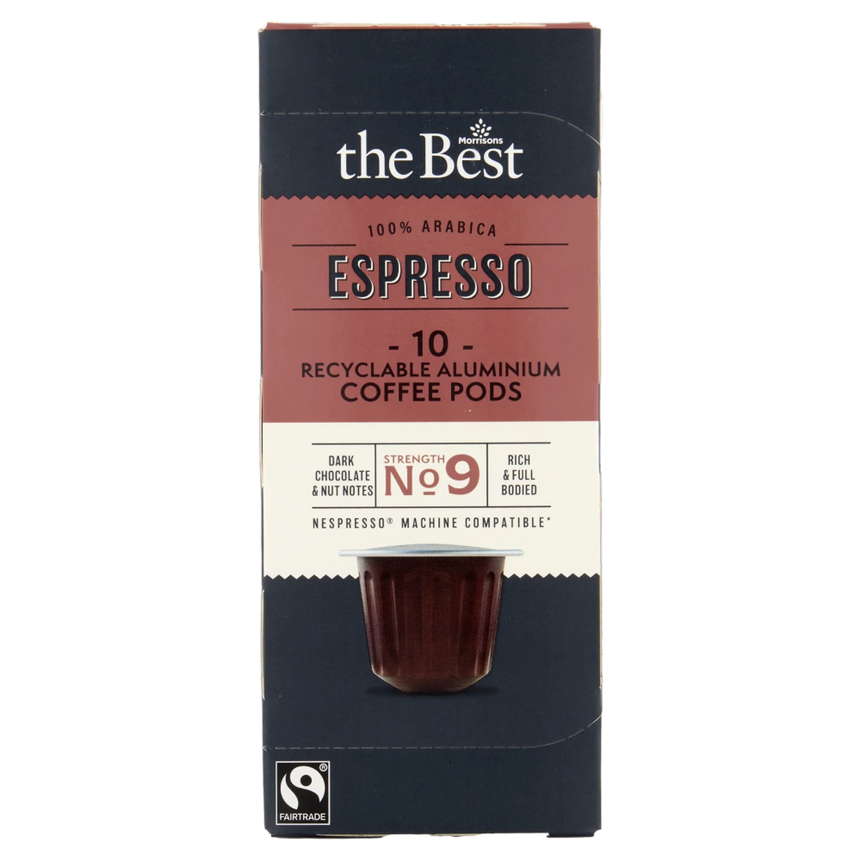 Morrisons The Best Fairtrade Espresso Pods 54g image 0