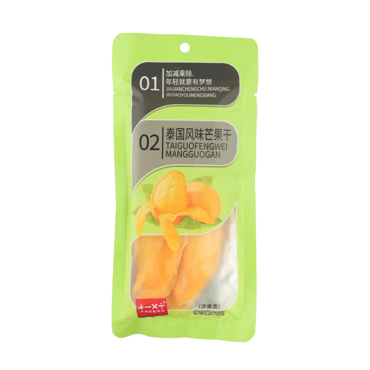 Jia Jian Cheng Chu Mangue séchée (saveur thaïlandaise) 70 g image 0