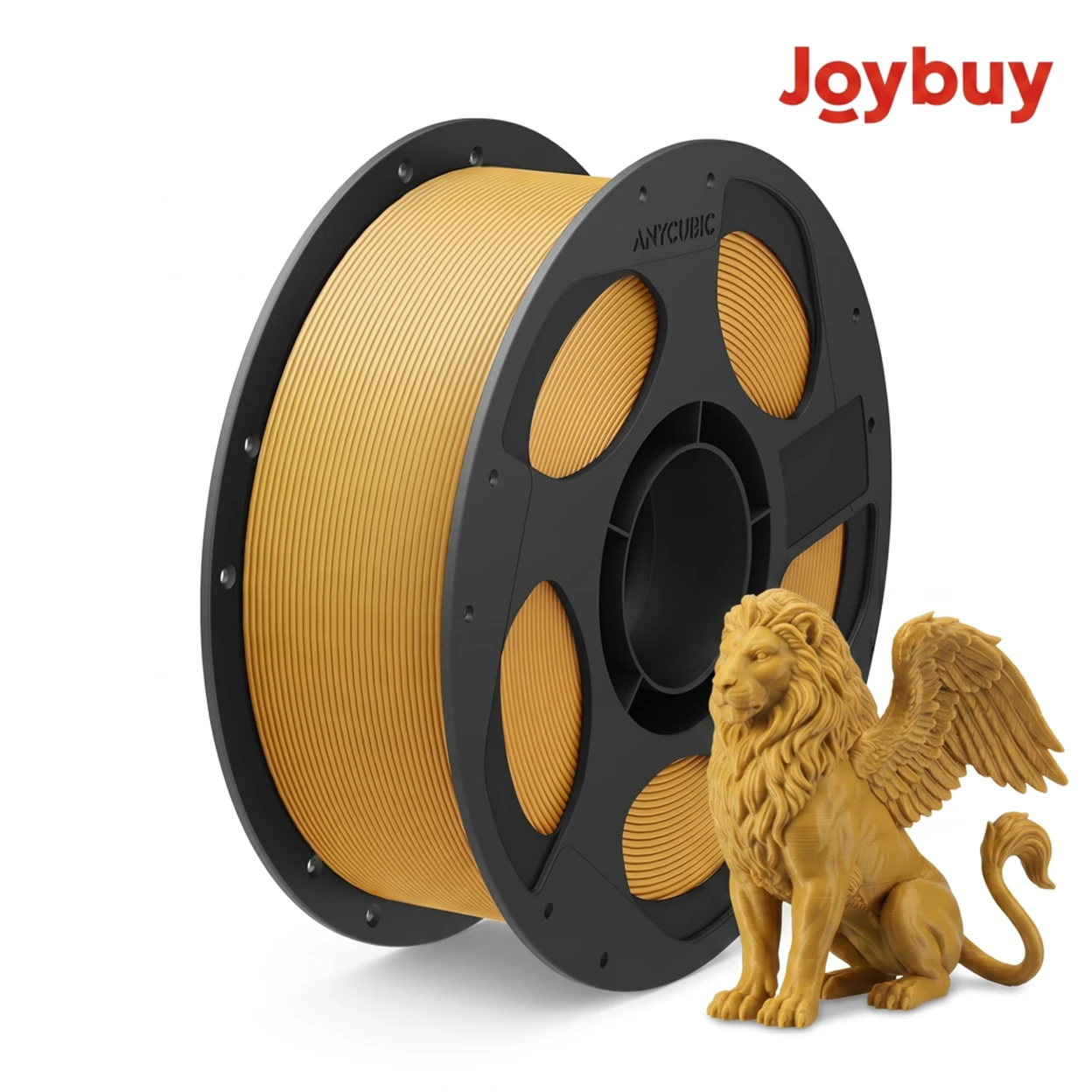 JOYBUY x ANYCUBIC Filament d'impression PLA Basic, Bobine de 1 kg, Diamètre de 1,75 mm, Tolérance de ±0,02 mm - Or image 0