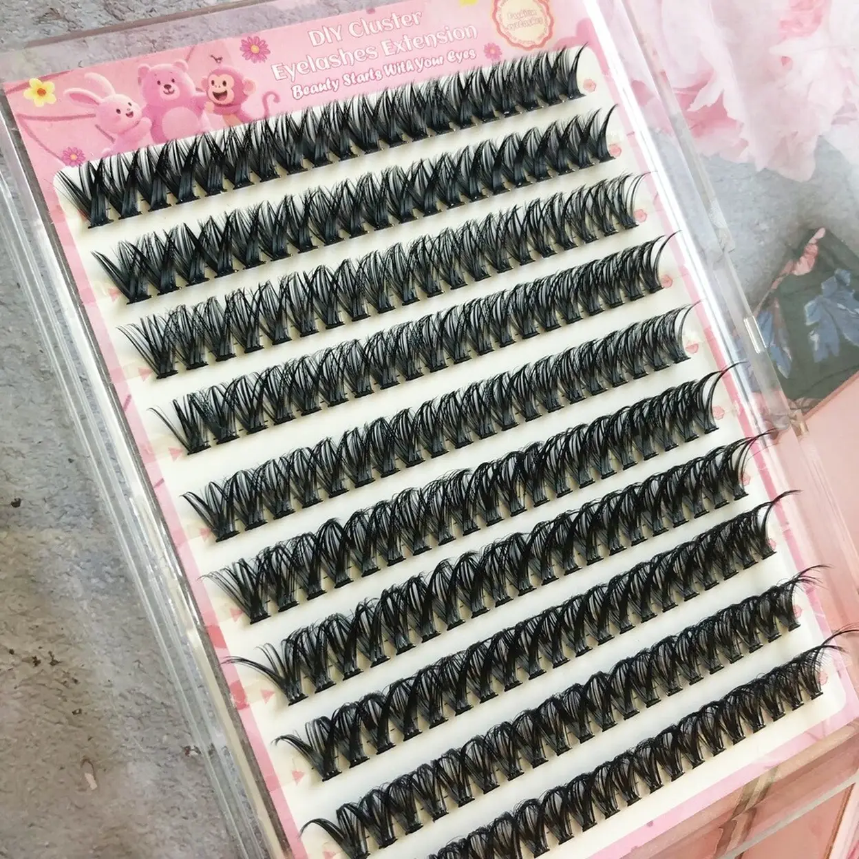 MeoMagic F43 Extensions de cils classiques - 10 rangées image 0